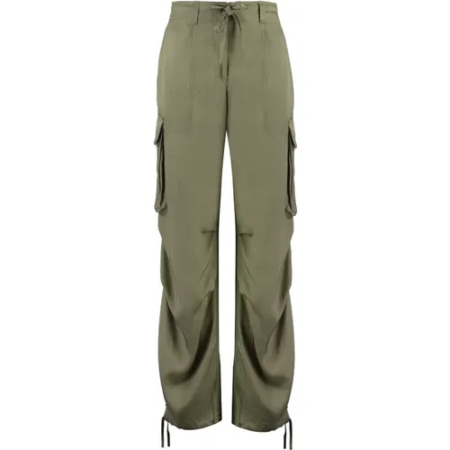 Cargohose mit verstellbaren Knöcheln , Damen, Größe: 2XS - Golden Goose - Modalova