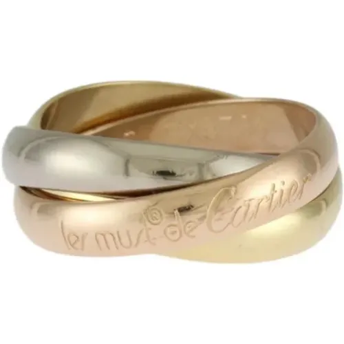 Pre-owned White Gold rings , female, Sizes: ONE SIZE - Cartier Vintage - Modalova