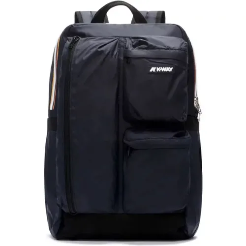 Functional and Compact Ambert Backpack , unisex, Sizes: ONE SIZE - K-way - Modalova