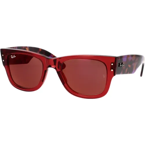 Mega Wayfarer Sunglasses Brown Mirrored , unisex, Sizes: 51 MM - Ray-Ban - Modalova