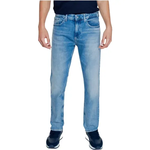 Blaue Baumwoll-Lycra Herren Jeans , Herren, Größe: W33 L32 - Tommy Jeans - Modalova