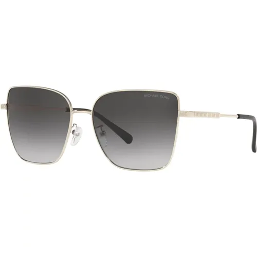 Bastia Sunglasses - Grey Shaded/Dark Grey , female, Sizes: 57 MM - Michael Kors - Modalova