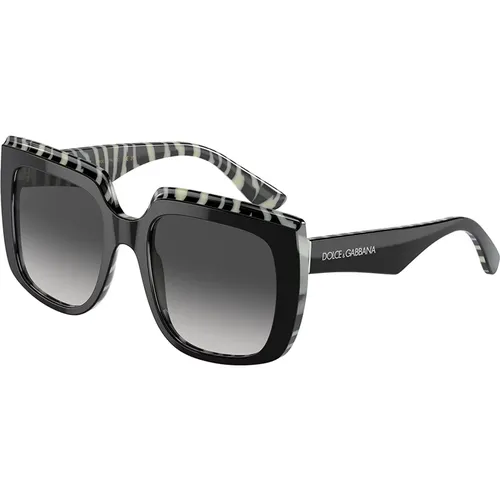 Fashion Sunglasses Grey Gradient , female, Sizes: 54 MM - Dolce & Gabbana - Modalova