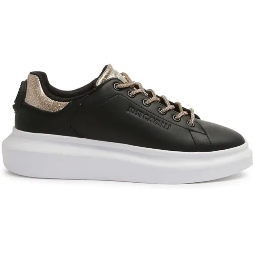 Schwarze Sneakers für Frauen , Damen, Größe: 35 EU - Just Cavalli - Modalova