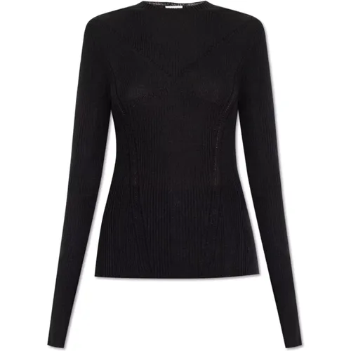 Ribbed top , female, Sizes: S, XS, M - Lanvin - Modalova