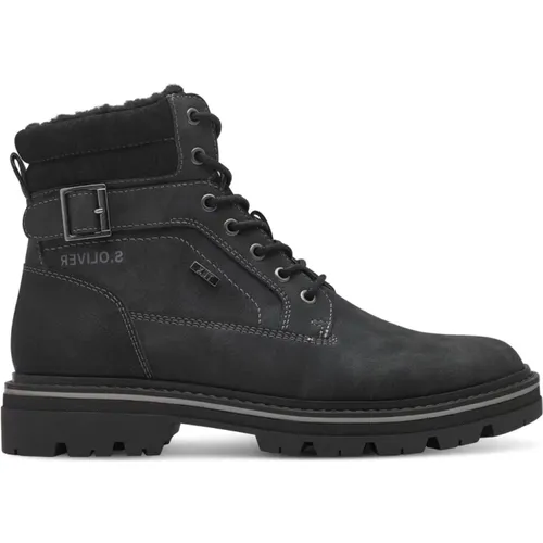 Casual Ankle Boots for Men , male, Sizes: 11 UK, 7 UK, 8 UK, 9 UK, 10 UK - s.Oliver - Modalova