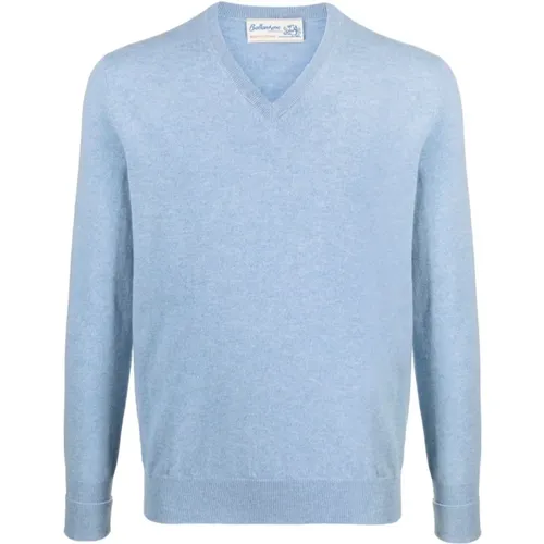 Clear V-Neck Cashmere Jumper , male, Sizes: M - Ballantyne - Modalova