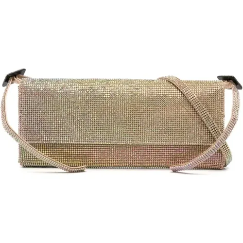 La Grande Shoulder Bag, Golden , female, Sizes: ONE SIZE - Benedetta Bruzziches - Modalova