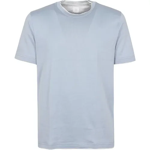 Men's Clothing T-Shirts & Polos Grey Ss24 , male, Sizes: M, 2XL, S, L, XL - Eleventy - Modalova