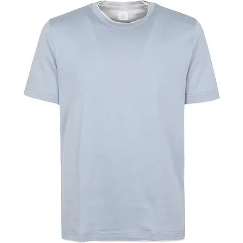 Men's Clothing T-Shirts & Polos Grey Ss24 , male, Sizes: M - Eleventy - Modalova