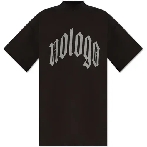 T-Shirt mit Druck , Herren, Größe: M - Balenciaga - Modalova