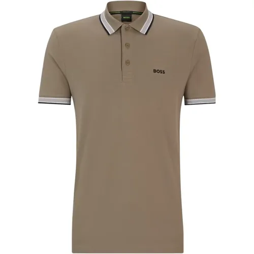 Herren Paddy Polo Kontrast Logo , Herren, Größe: 6XL - Hugo Boss - Modalova