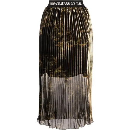 Skirt , female, Sizes: 2XS - Versace Jeans Couture - Modalova