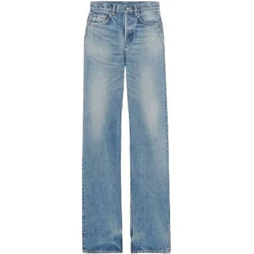 Lange Gerade Bein Jeans - Saint Laurent - Modalova