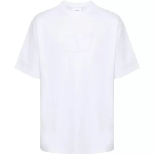 Weiße Baumwoll-T-Shirt mit Frontlogo , Herren, Größe: M - Axel Arigato - Modalova
