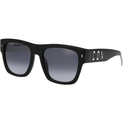 Iconic Sunglasses Model 0004/S , male, Sizes: 55 MM - Dsquared2 - Modalova