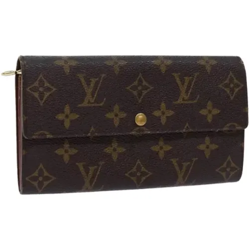 Pre-owned Canvas wallets , female, Sizes: ONE SIZE - Louis Vuitton Vintage - Modalova