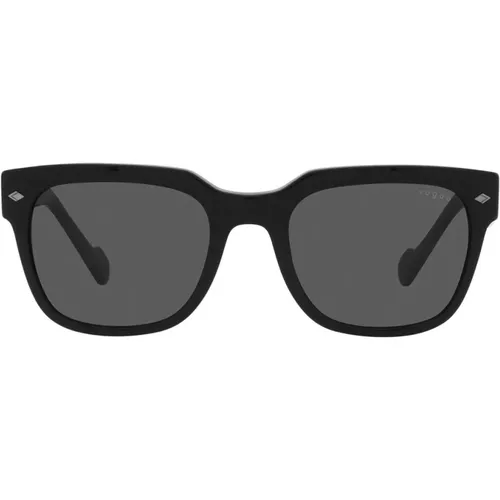 Acetate Sunglasses with Grey Lenses , female, Sizes: 54 MM - Vogue - Modalova