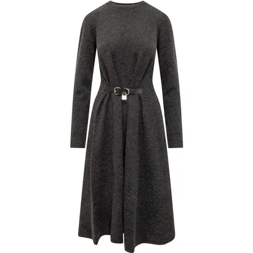 Kleid mit Padlock-Riemenbindung - JW Anderson - Modalova