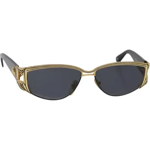 Pre-owned Metal sunglasses , female, Sizes: ONE SIZE - Versace Pre-owned - Modalova