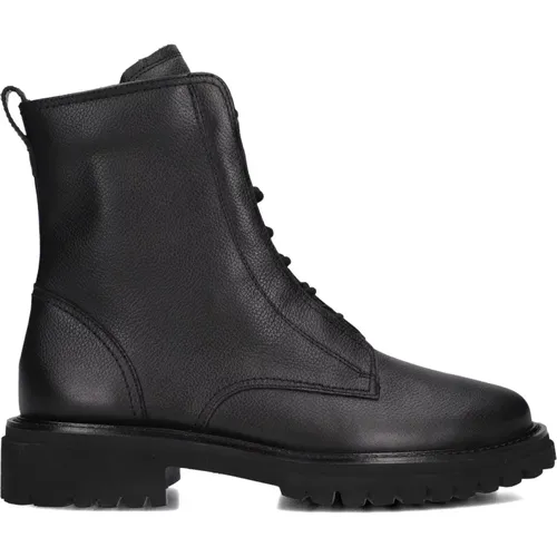 Schwarze Leder Damen Stiefeletten - Paul Green - Modalova