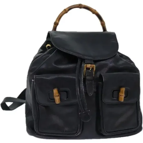 Pre-owned Leather backpacks , female, Sizes: ONE SIZE - Gucci Vintage - Modalova