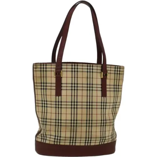 Pre-owned Canvas totes , female, Sizes: ONE SIZE - Burberry Vintage - Modalova