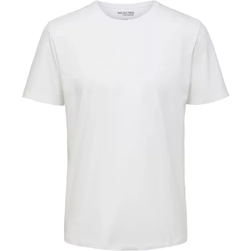 Zeitloses T-Shirt Aspen Kurzarm , Herren, Größe: M - Selected Homme - Modalova