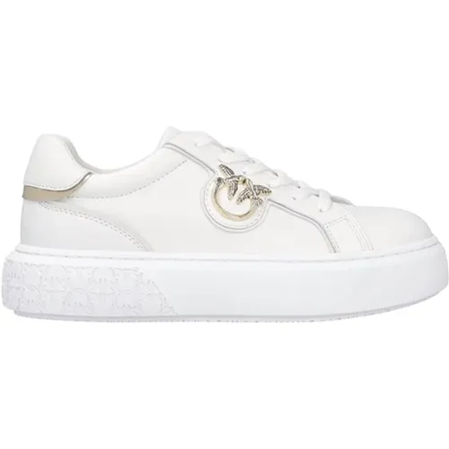 Sneakers,Weiße Yoko 01 Sneakers - pinko - Modalova