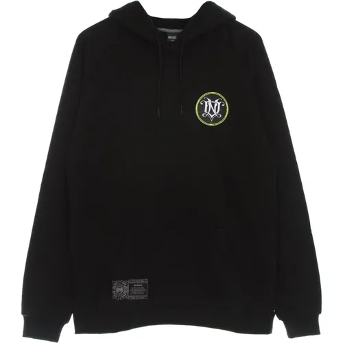 Schwarzer Monogram Leichter Kapuzenpullover , Herren, Größe: XL - Dolly Noire - Modalova