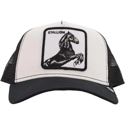 Stalion Horse Print Cotton Cap , male, Sizes: ONE SIZE - Goorin Bros - Modalova