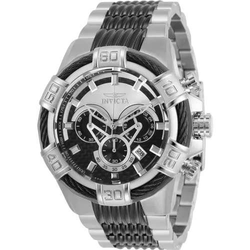 Bolt Quartz Watch - Black Dial , male, Sizes: ONE SIZE - Invicta Watches - Modalova