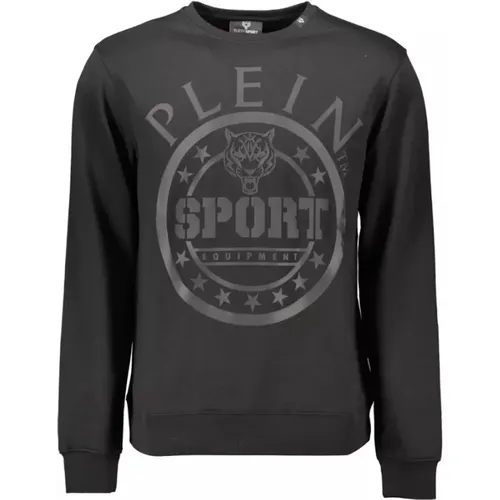 Dynamischer Luxus-Sweatshirt mit Ikonischem Logodruck , Herren, Größe: S - Plein Sport - Modalova