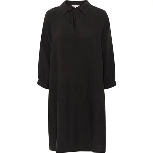 Linen Dress with ¾ Sleeves , female, Sizes: S, M - Part Two - Modalova