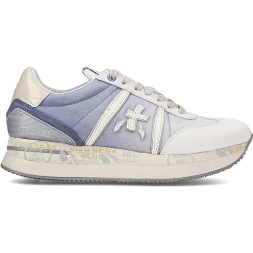 Blau Weißer Sneaker Conny Modell - Premiata - Modalova