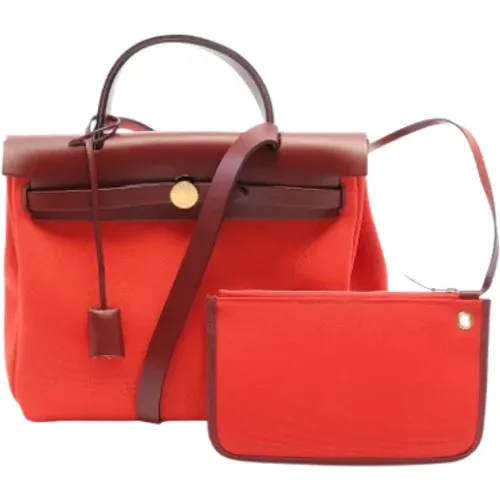 Pre-owned Leather handbags , female, Sizes: ONE SIZE - Hermès Vintage - Modalova