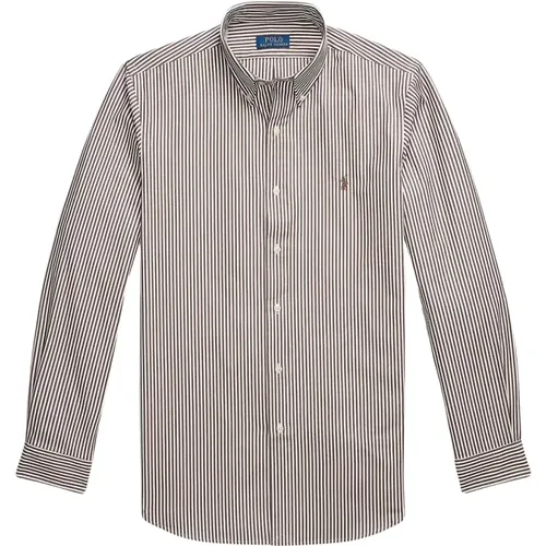 Striped Stretch Poplin Shirt , male, Sizes: XL, S, M - Polo Ralph Lauren - Modalova