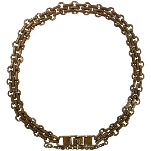 Pre-owned Metal chanel-jewelry , female, Sizes: ONE SIZE - Chanel Vintage - Modalova