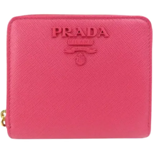 Pre-owned Leather wallets , female, Sizes: ONE SIZE - Prada Vintage - Modalova