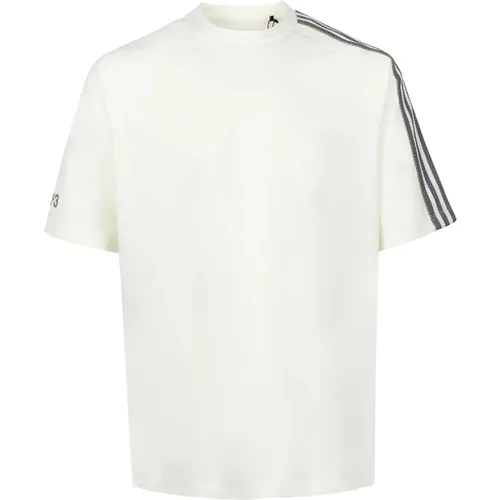 Closure Jersey T-Shirt mit 3-Stripes Logo , Herren, Größe: M - Y-3 - Modalova