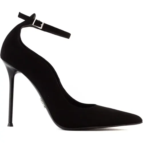 Suede Livia Pumps with Heel , female, Sizes: 4 UK, 3 UK, 4 1/2 UK, 5 1/2 UK - Sergio Levantesi - Modalova