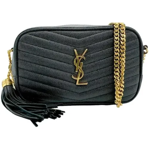 Pre-owned Leather shoulder-bags , female, Sizes: ONE SIZE - Yves Saint Laurent Vintage - Modalova