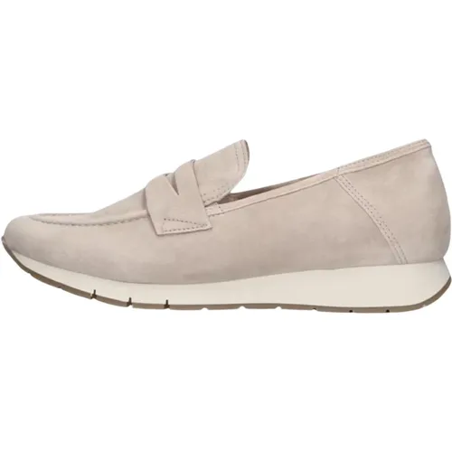 Wildleder Loafers Stilvolle Bequeme Schuhe , Damen, Größe: 40 1/2 EU - Gabor - Modalova