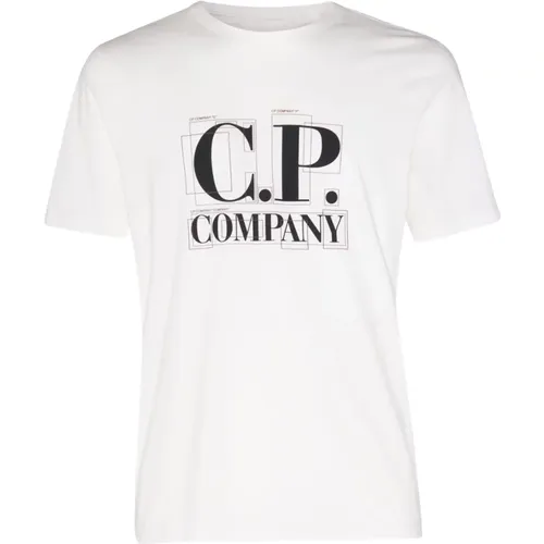 Men`s Cotton T-shirts , male, Sizes: L, M, XL - C.P. Company - Modalova