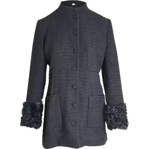 Pre-owned Wool outerwear , female, Sizes: 5 UK - Gucci Vintage - Modalova