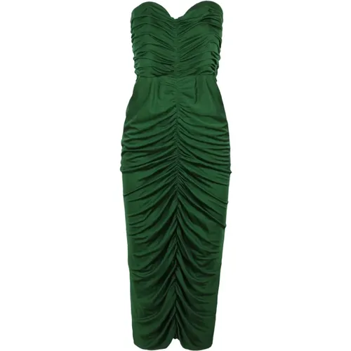 Aveline Silk-Blend Jersey Dress , female, Sizes: S - Costarellos - Modalova