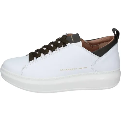 Leather Mens Sneakers Stylish Shoes , male, Sizes: 6 UK - Alexander Smith - Modalova