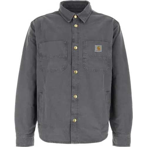 Graphit Denim Hemdjacke , Herren, Größe: L - Carhartt WIP - Modalova