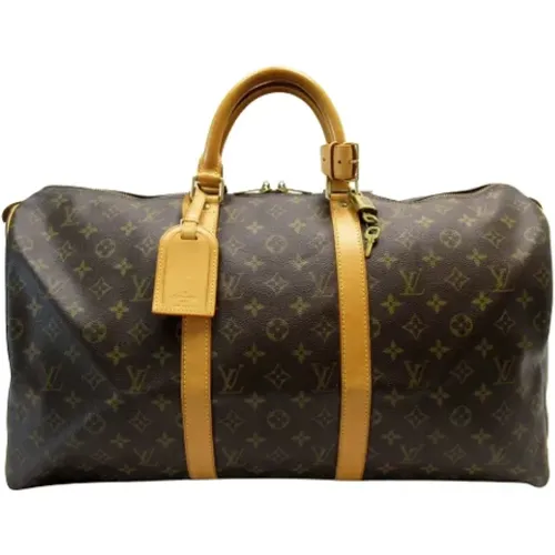 Pre-owned Canvas travel-bags , female, Sizes: ONE SIZE - Louis Vuitton Vintage - Modalova