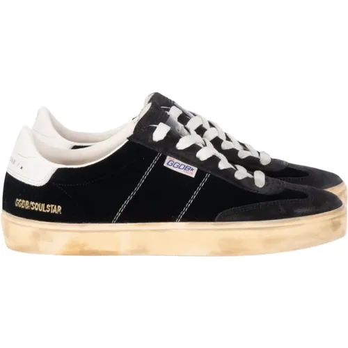 Schwarze Soul Star Leder Sneakers - Golden Goose - Modalova